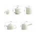 Kung fu tea set with primrose glaze complete tea tray