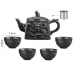 Yixing Dragon Purple Clay Pot Stainless Steel Filter Teapot