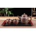 Yixing Dragon Purple Clay Pot Stainless Steel Filter Teapot