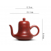 Yixing Raw Mine Dahongpao Handmade Siting Teapot Purple Clay Pot