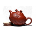 Yixing handmade raw ore Zhuni Dahongpao fish and dragon purple clay teapot