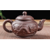 Yixing Dragon Purple Clay Pot Stainless Steel Filter Teapot